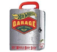 Hot Wheels Vintage 1:64 Scale cars Metal Car Carry Case I 18 Toy Storage & Organiser Gift for Collectors Kids Ages 3 Years Old Up 3D HW Race lid design (Cars not included)