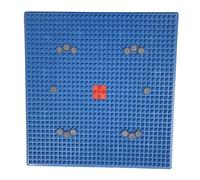 ANCS Acupressure Magnetic Power Foot Mat Deluxe 12inch x 12 inch (Walking Track, Flat Foot Mat)