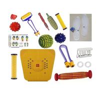 ANCS Acupressure Natural Care System Acupressure sujok therapy product foot mat roller ball finger exerciser shoes sole universal combo kit, (ACVU_SUJOK_COMBO)