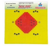 ANCS Acupressure Orthopedic Energy Foot Mat with Magnets and Copper for Stress and Pain Relief, Size (12"X12" Inch) (Multicolor)