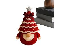 Ancsttu Christmas Crochet Kit for Beginners | Crochet Christmas Tree Gnome Kit - Handmade Knitting Craft Set for Family Bonding Beginners Party Favors Holiday Mindfulness Practice Home Decorators