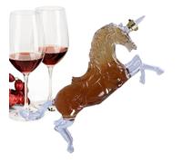 Ancsttu Decanters for Alcohol | Horse Shape Empty Wine Alcohol Bottle - Whisky Decanter Bottle,for Celebration Party Bar Restaurant Living Room Kitchen Home