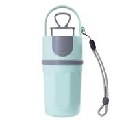 Ancsttu Dog Pooper Scooper And Bag Dispenser, Portable Handheld Dog Pooper Scooper With Lanyard For Walks & Travel