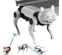 Ancsttu Dog Robot,Interactive Remote Control Smart Robotic Pet with Touch Sensor for Boys & Girls - Robot Dog RC Toy for Kids Ages 3 and Up Indoor Outdoor Home Travel, Child's Growth Partner