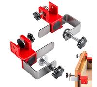 Ancsttu Drawer Front Clamps - Adjustable Drawer Installation Fixing Clamps - Positioning Tools Adjustable Fasteners for Furniture Kitchen Door Woodworking Frame Building Miter
