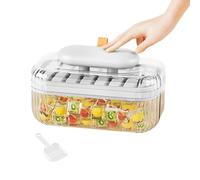 Ancsttu Ice Maker Tray,Press-Type Lid Cold Block Container | with Shovel Ice Storage Box,for Cocktail Coffee Milk Beverage Drinking Wine Chilling Refrigerator Bar Kitchen