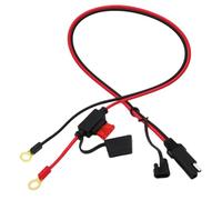 Ancsttu Motorcycle Battery Charger Cord,Battery Charger Extension Cable | Automotive Replacement Battery Terminals and Ends, Electrical Accessories 2-Pin SAE Connectors for Various Models