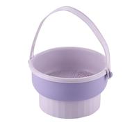 Ancsttu Silicone Makeup Cleaner Bowl, Silicone Makeup Brush Washing Mat, Silicone Makeup Brush Cleaner Mat With Drying Rack for Makeup Brushes Sponges
