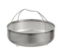 Ancsttu Steamer Baskets for Cooking, Mesh Cooking Utensil with Handle, Steamer Insert Made of Stainless Steel - For Kitchen, Student Dorm, Home, Daily Meal Preparation and
