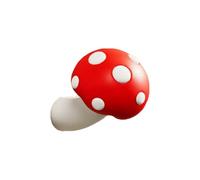 Ancsttu Wall Mounted Hooks,Resin Mushroom Hanger | Cute Hooks for Walls No Damage - for Kitchen Bathroom Living Room Shower Entryway Home Decor Towel Bag Key Tool Clothes