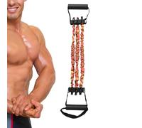Ancsttu Workout Stretch Bands - Fitness Resistance Stretcher,Lightweight 3-Hole Resistance Stretcher for Sports, Yoga, Gym, Rehabilitation, Exercises
