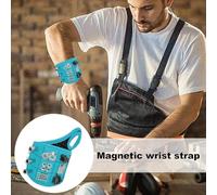 Ancsttu Wrist Tool Holder | Tool Belt Wristband with Powerful Magnets - Wristband, Handyman Gadget for Holding Screws, Nails