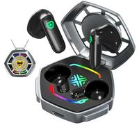ANCwear Mecha LED Wireless Earbuds with Spin-Activated Light-Up Case