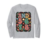 and 5 6 7 8 Dance Counting Design Long Sleeve T-Shirt