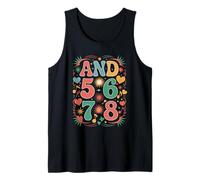 and 5 6 7 8 Dance Counting Design Tank Top