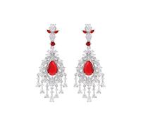And American Heavy Earrings Feather Tassel Earrings Female Elegant Banquet Accessories