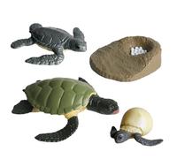 And Animal Life Cycle Figurines - 5-in-1 Educational Set - Realistic Models: Butterfly, Frog, Turtle, Ant And Moth - Scientific Discovery Toy