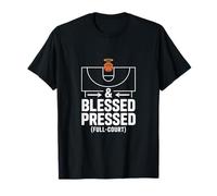 and Blessed Pressed Full Court Basketball Faith T-Shirt