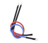 and Blue Welding Pen Set with Two Separate Handheld Probes | Red and Blue Color Coding, Visible Fork Terminal End Format, Handheld Placement of Two Points for Welding Tasks