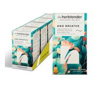 And Breathe Organic Rose Tea - Herbal Tea for Calm & Relaxation - Caffeine Free Herbal Teas - 72 x Flavoured Tea Bags Individually Wrapped - Organic Tea Box with Floral Flavoured Tea Bags