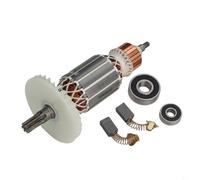 and Carbon Brushes Metal Construction for Compatibility 220v Rotor Anchor Replacement Having Bearings with Hitachi Dh40mr Dh40sr Dh40fr Rotary Hammer