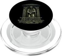 And Curst Be He That Moves My Bones Shakespearean Quote PopSockets PopGrip for MagSafe