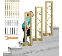 and d Wrought Iron SideMounted ir RailingIndoor Step il forirs 65cm Porch Railing Post for 1 Step