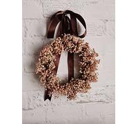And Elegant Country Immortal Gypsophila Rattan Garland Door Lintel Flower Ribbon Decoration Wedding Ornaments Christmas Head Flower-pink Gypsophila Garland Wreath Ring Autumn Decorations