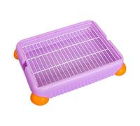 And Ferret, Cage Toilet, Mesh PP Grid Tray for And Ferrets, Cage Sleeping Accessory, Suitable for, S, purple