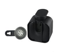 and Functional Wall Mountable Soap Box Featuring a Secure Suction Mechanism for Stability (Black)