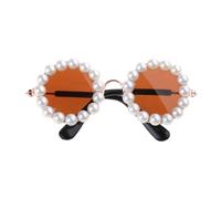 And Funny Pet Vintage Circular Pearl Prince - Photo Prop Animal Pet Accessories Eyewear for Cats or Puppies