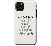 And God Said And There Was Light Maxwell Equations Physics Case for iPhone 11 Pro Max