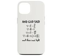 And God Said And There Was Light Maxwell Equations Physics Case for iPhone 13