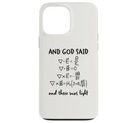 And God Said And There Was Light Maxwell Equations Physics Case for iPhone 13 Pro Max