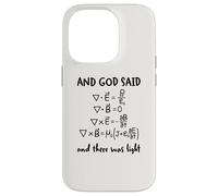 And God Said And There Was Light Maxwell Equations Physics Case for iPhone 14 Pro