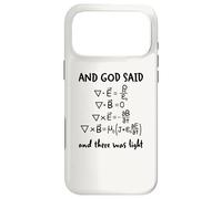And God Said And There Was Light Maxwell Equations Physics Case for iPhone 17 Pro Max
