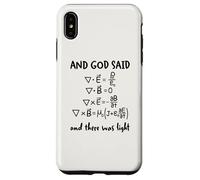 And God Said And There Was Light Maxwell Equations Physics Case for iPhone XS Max