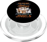 And God said I will send them without wings dogs PopSockets PopGrip for MagSafe