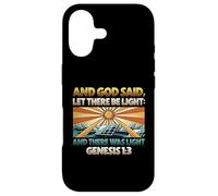 And God Said Let There Be Light Solar Panel Case for iPhone 17