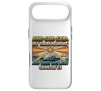 And God Said Let There Be Light Solar Panel Case for iPhone Air