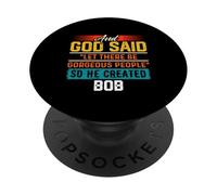 And God Said So He Created BOB T-Shirt Name Funny BOB PopSockets Adhesive PopGrip