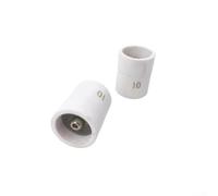 and Heat Resistant Ceramic Soldering Cups for TIG Welding Torch WP171826920, 10# 12#, 2pcs (2pcs 10#)