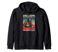 And I Think To Myself What A Wonderful Weld Welding Welder Zip Hoodie
