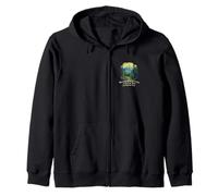 And Into the Forest I Go Nature Lover Mountain Hiking Zip Hoodie