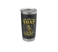 and Just Like that I Lost Interest Funny Sarcastic Quote Stainless Steel Insulated Tumbler