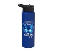 and Just When The Caterpillar Thought The World was Over Stainless Steel Insulated Water Bottle