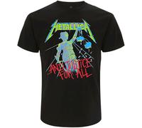 And Justice For All Back Print T-Shirt metallica Black XL