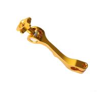 and Lightweight Aluminum CNC Rear Brake Lever for Motorbike and Scooter Dirt Riding to Improve Braking Handling (Gold)