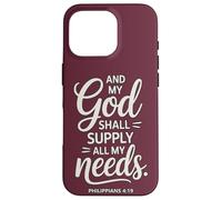 And My God Shall Supply All My Needs Philippians 4:19 Case for iPhone 16 Pro