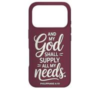 And My God Shall Supply All My Needs Philippians 4:19 Case for iPhone 17 Pro